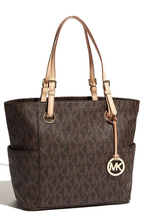 michael kors tasche klatsch mit initialen|Michael Kors jet set.